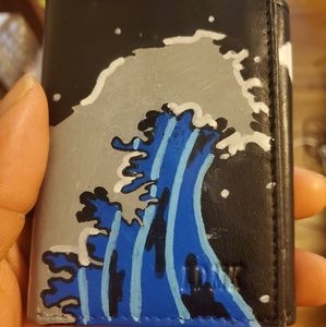 Custom Waves Mens Wallet